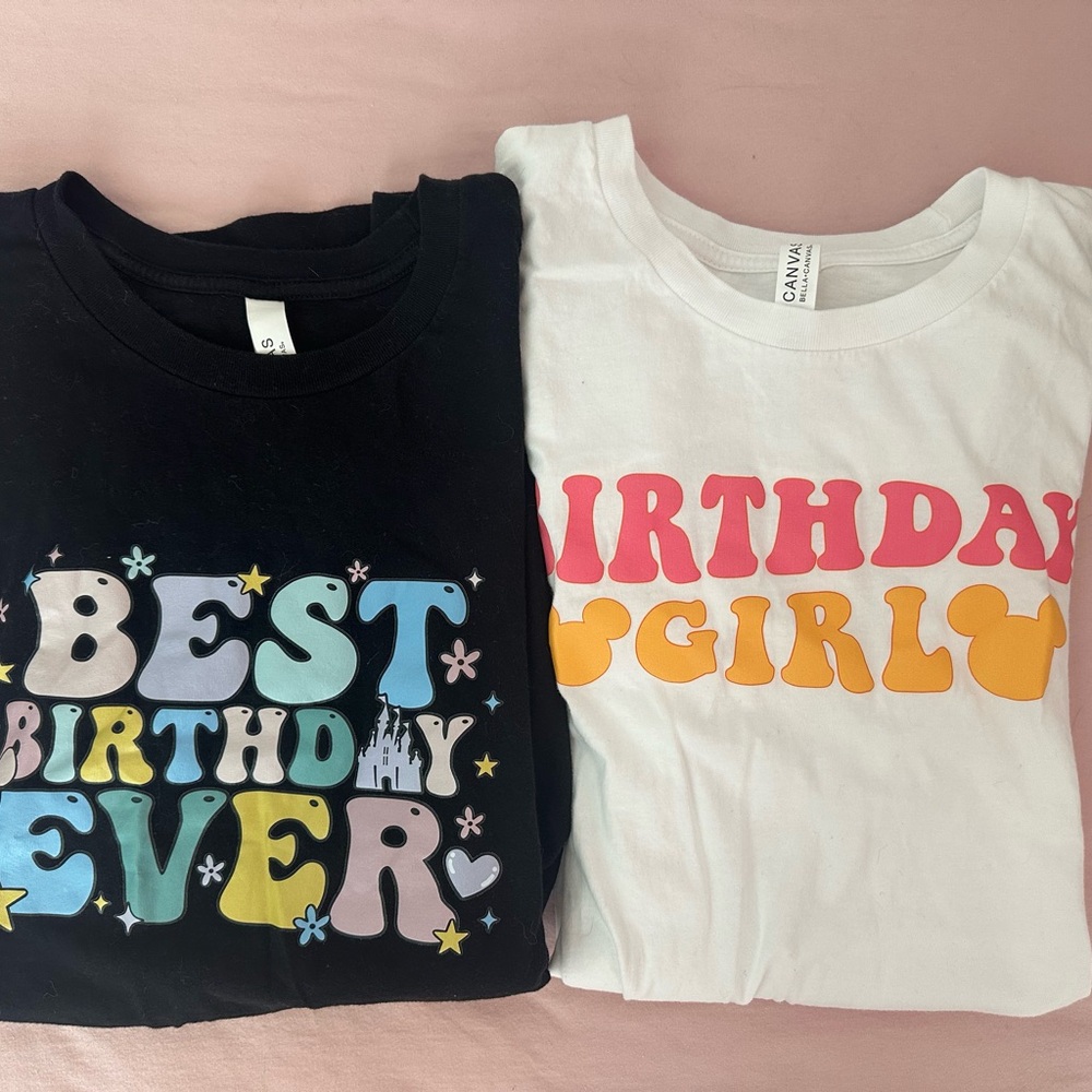 Disney Birthday Graphic T-Shirts